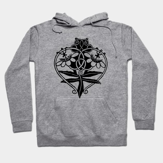 Medieval Celtic Heart Hoodie by Vintage Boutique